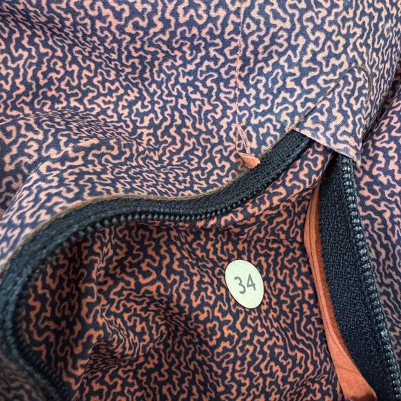 Lululemon Men's El Current Board Shorts Navy Coral Swimwear Summer Size 34 Waist - Picture 7 of 7